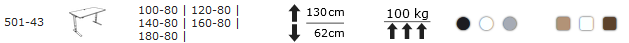 Biurka proste: 501-43 (desktop)