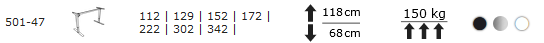 Stelaże proste: 501-47 (desktop)